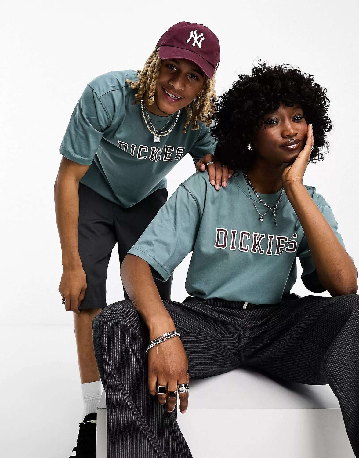 

Синяя футболка Dickies melvern, Синий