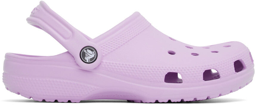 

Фиолетовые классические сабо Crocs