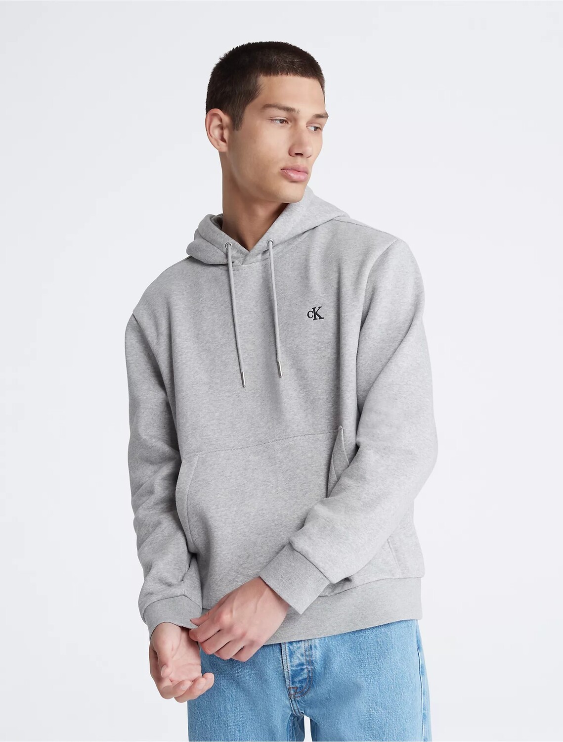 

Толстовка Calvin Klein Archive Logo Fleece, серый