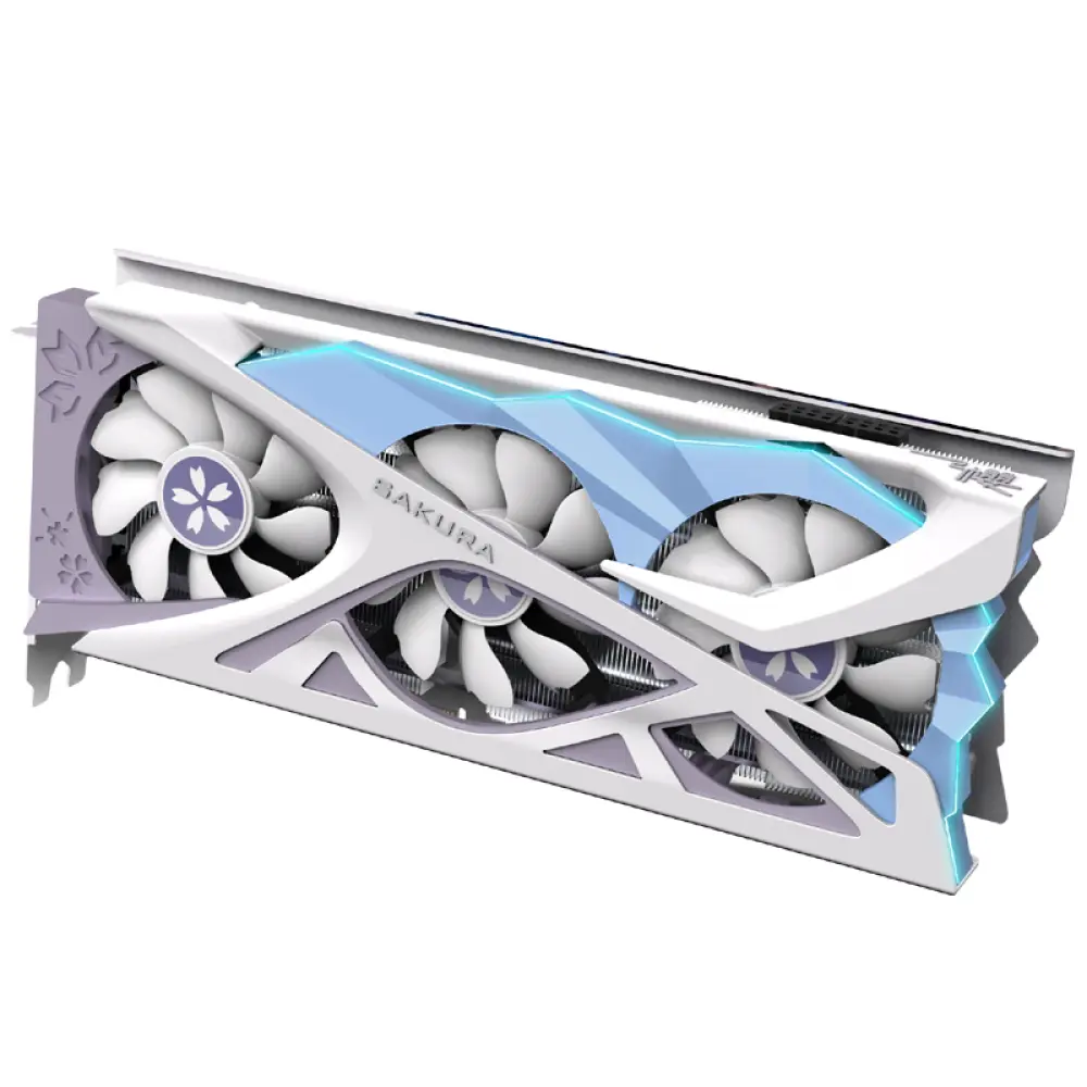 

Видеокарта Yeston RX 6800XT GDDR6 16GB Sakura Hitomi Flower Marriage Memorial Edition