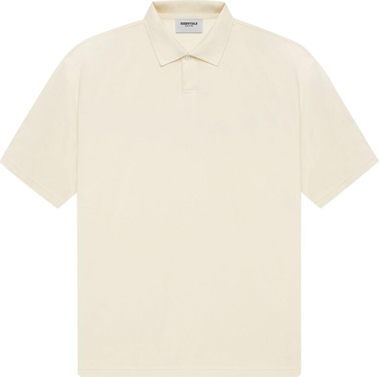 Футболка Fear of God Essentials Short-Sleeve Polo 'Buttercream', кремовый - фото