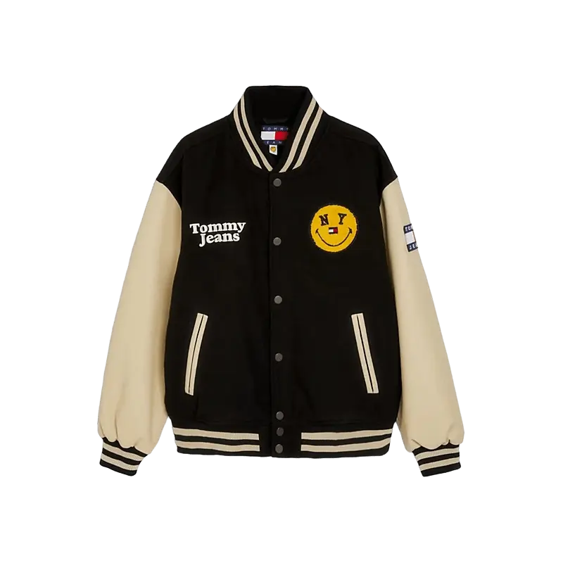 

Куртка Tommy Jeans Tommy Jeans X Smiley Varsity, черный
