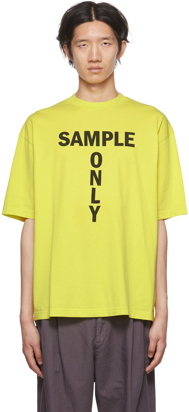 

Желтая футболка \Только образец\"" Acne Studios