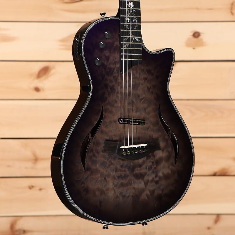 

Taylor Custom T5z — фиолетово-синий цвет с затененным верхом Edgeburst — 1212092148