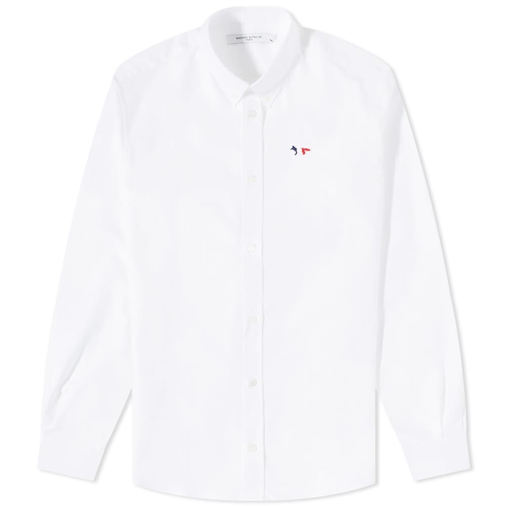 

Рубашка Maison Kitsuné Tricolor Fox Patch Classic Shirt