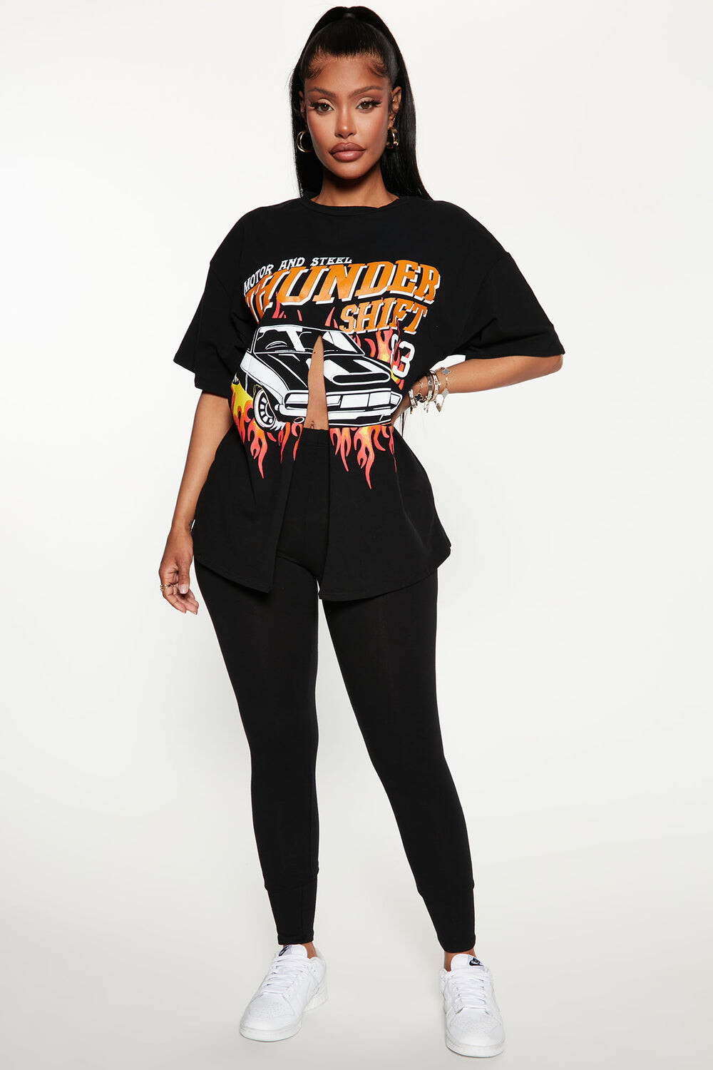 

Леггинсы Fashion Nova TP4153, черный