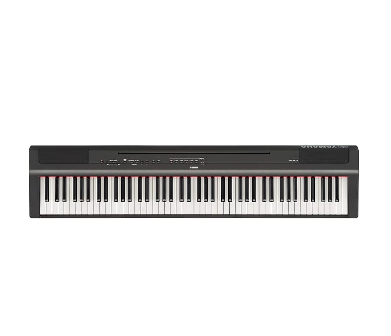 

88-клавишное взвешенное цифровое пианино Yamaha P-125 — черное P-125 88-key Weighted Action Digital Piano - Black