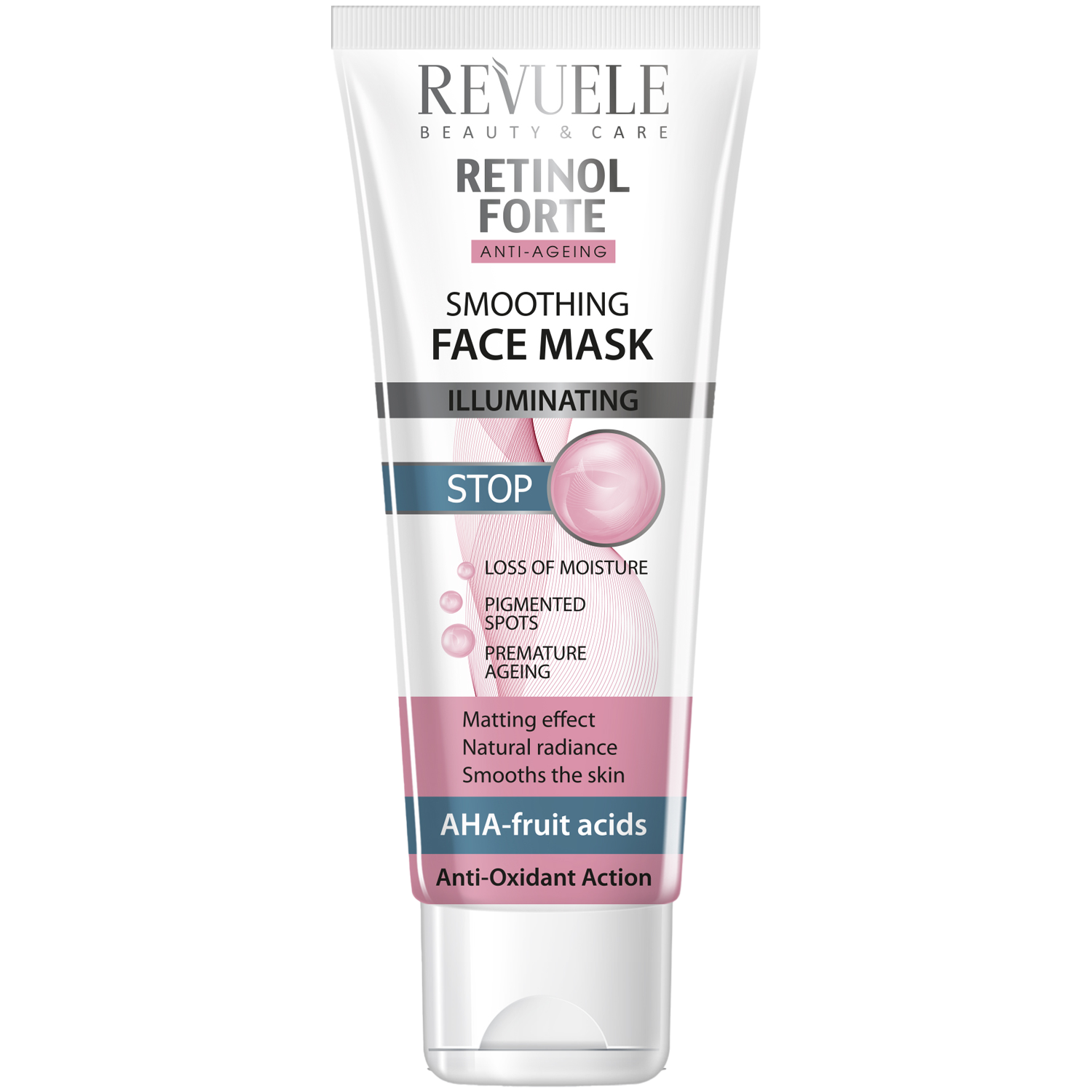 Revuele Retinol Forte Осветляющая маска для лица, 80 мл маска для лица retinol forte mascarilla facial iluminadora revuele 80 ml