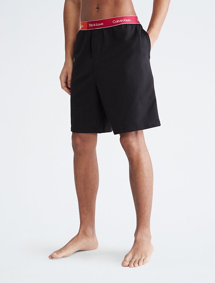 

Шорты Calvin Klein Pride This Is Love Sleep, черный