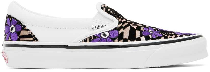 

Коричнево-черные кроссовки-слипоны PAM Edition Vans