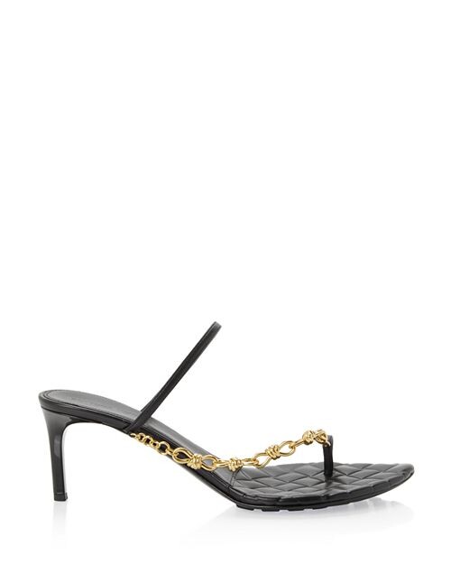 

Женские босоножки-стринги Andiamo на высоком каблуке Bottega Veneta, цвет Black