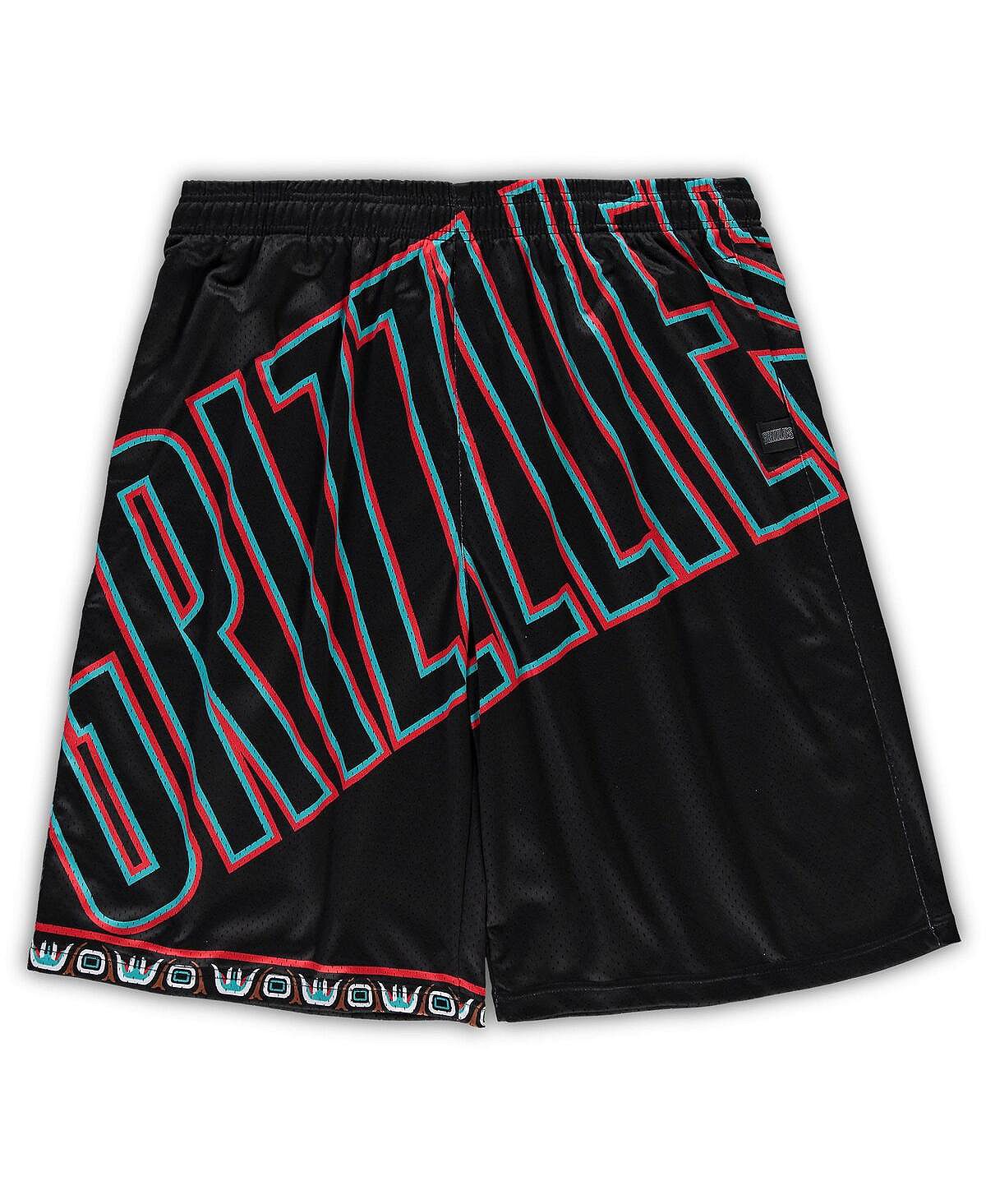 

Мужские черные шорты memphis grizzlies big and tall hardwood classics big face 2.0 Mitchell & Ness, черный