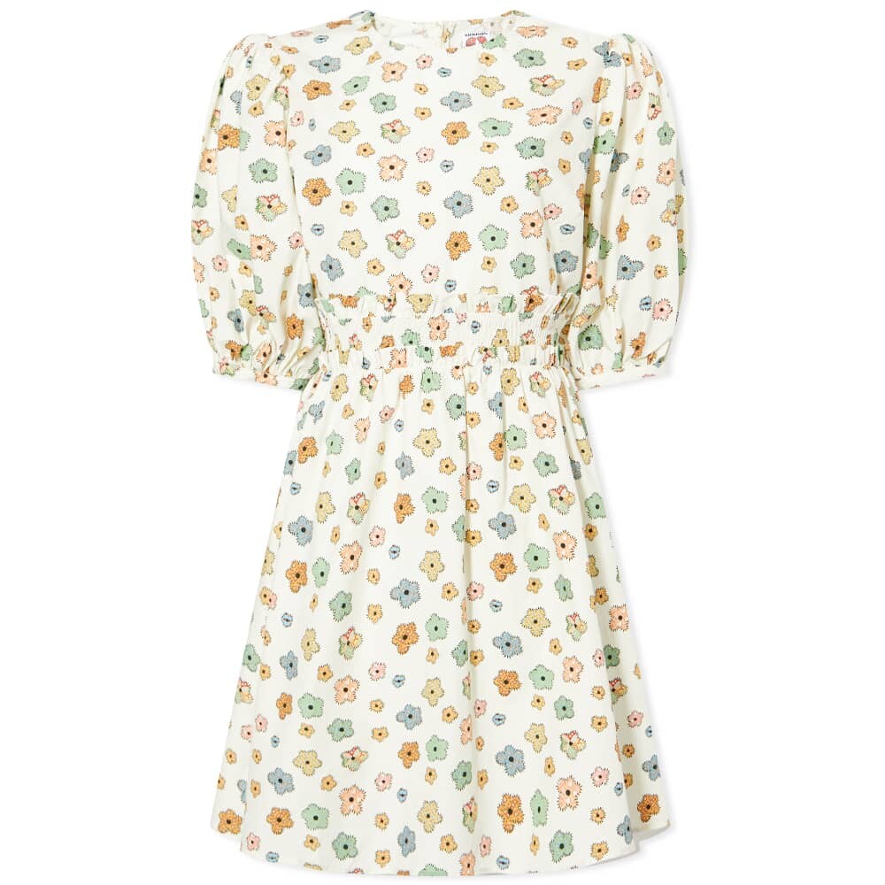 

Платье Shrimps Floral Smocked Panel Mini Dress