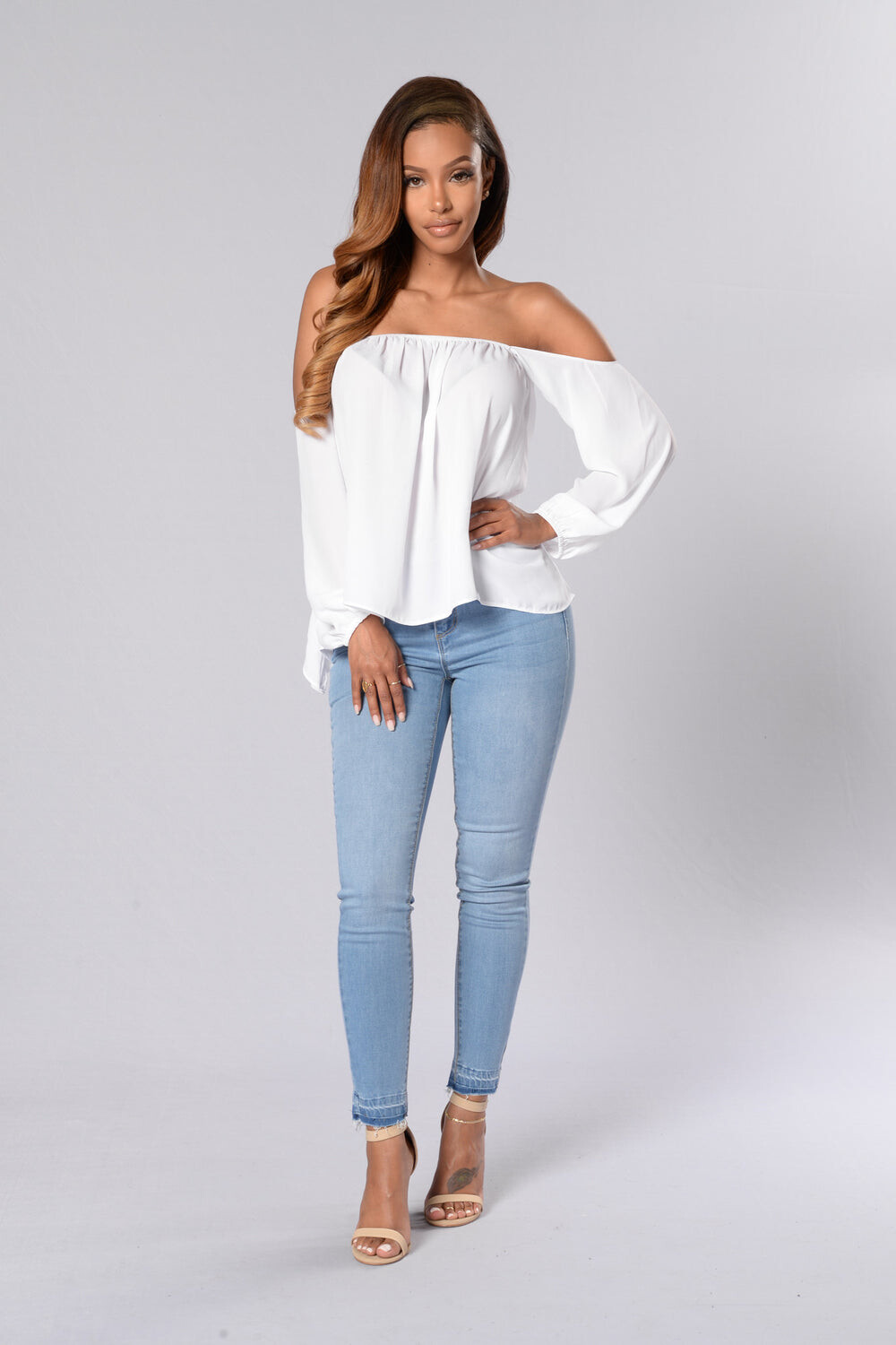 

Топ Fashion Nova ET10110H, белый