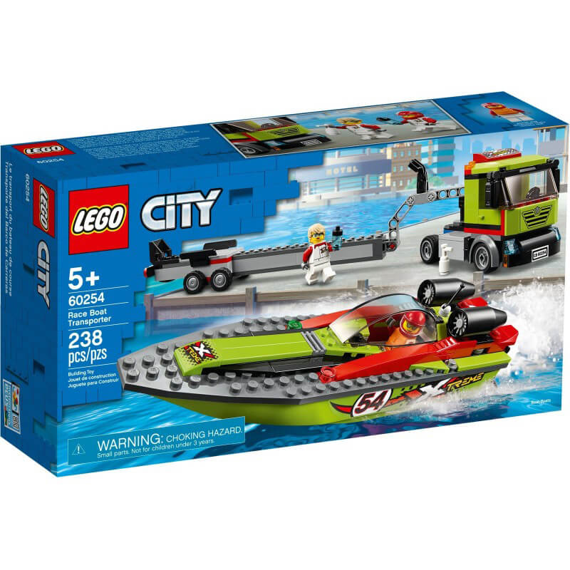 Конструктор LEGO City 60254 Транспортировщик скоростных катеров цена и фото