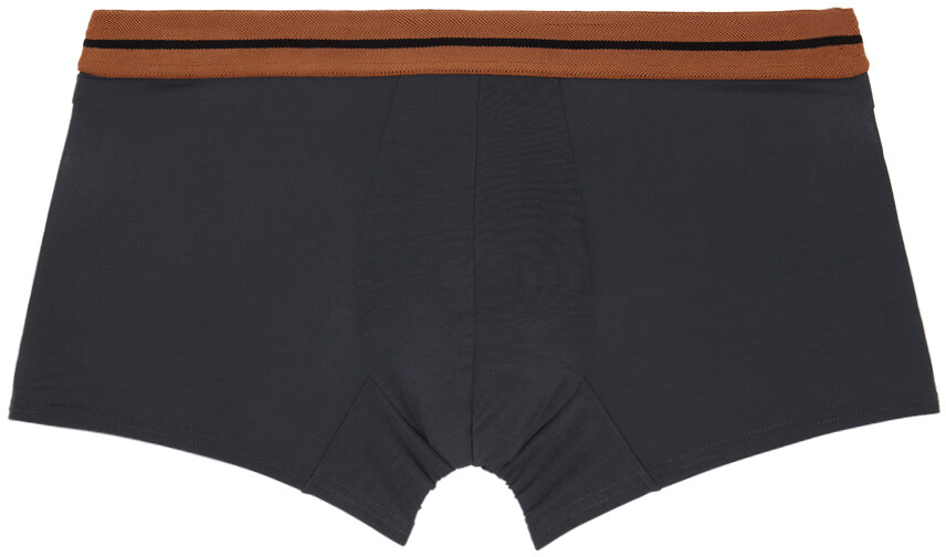 

Серые эластичные боксеры ZEGNA