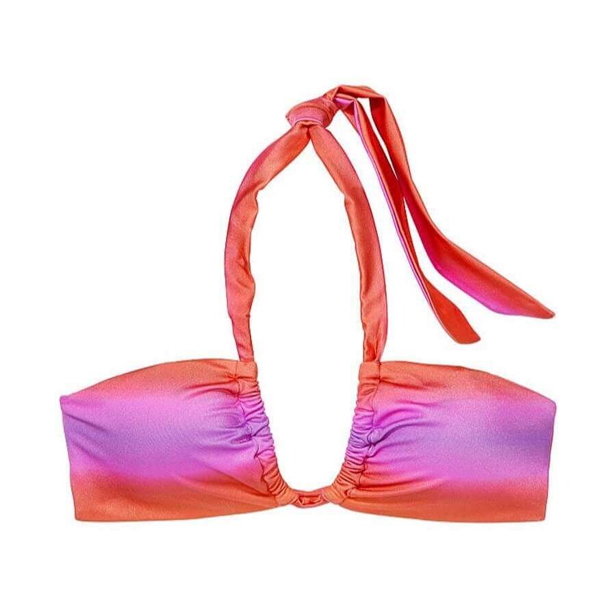 

Лиф бикини Victoria's Secret Swim Twist Multiway, фиолетовый/розовый