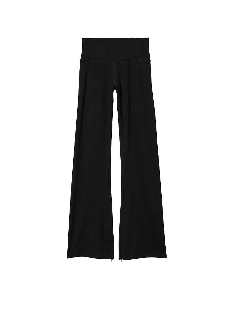 

Леггинсы Victoria's Secret Cotton High-Waist Flare, черный
