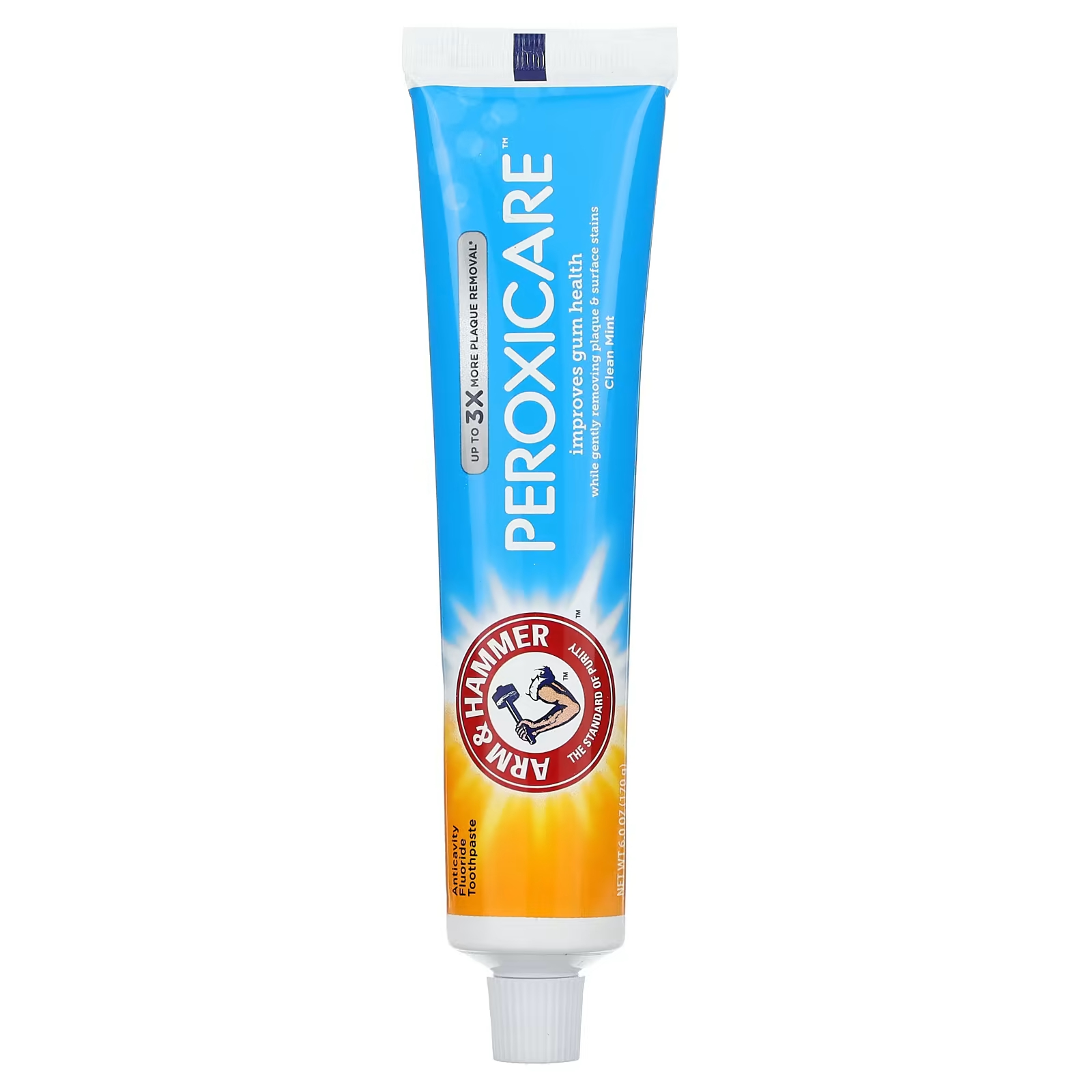 Зубная паста Arm & Hammer PeroxiCare для здоровья десен свежая мята, 170 г зубная паста без содержания фтора natural toothpaste fluoride free 100мл