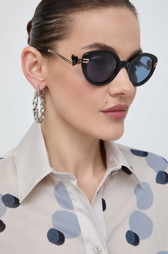 Солнечные очки Vivienne Westwood, черный шарф vivienne westwood 18008