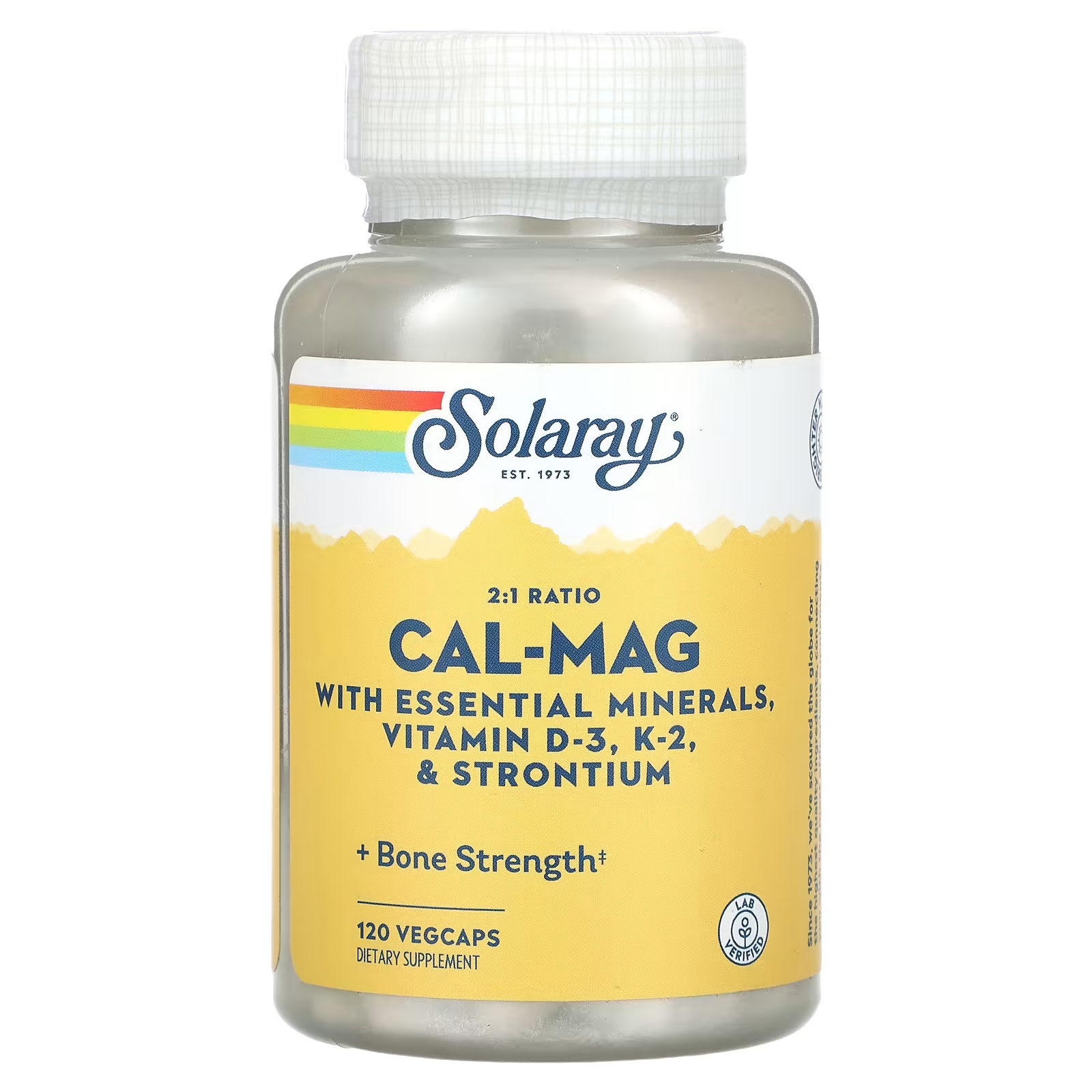 Пищевая добавка Solaray Кальций, 120 капсул пищевая добавка solaray для волос 60 капсул
