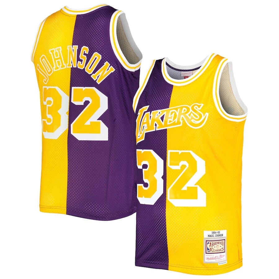 

Джерси Mitchell & Ness Los Angeles Lakers, фиолетовый