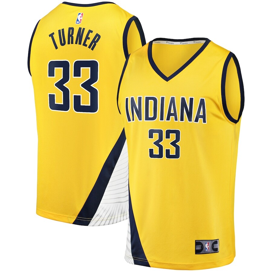 

Джерси Fanatics Branded Indiana Pacers, золотой