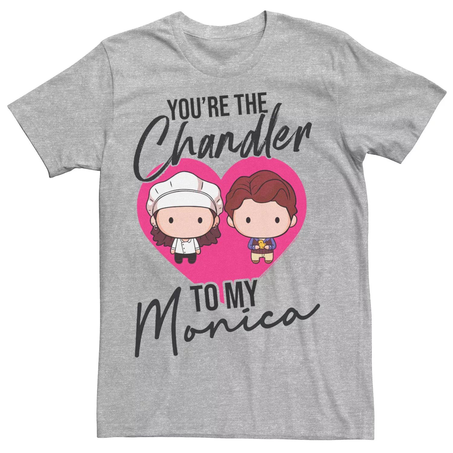 Друзья мужчин: ты Чендлер в моей футболке с Моникой Licensed Character фигурка утка tubbz друзья чендлер бинг
