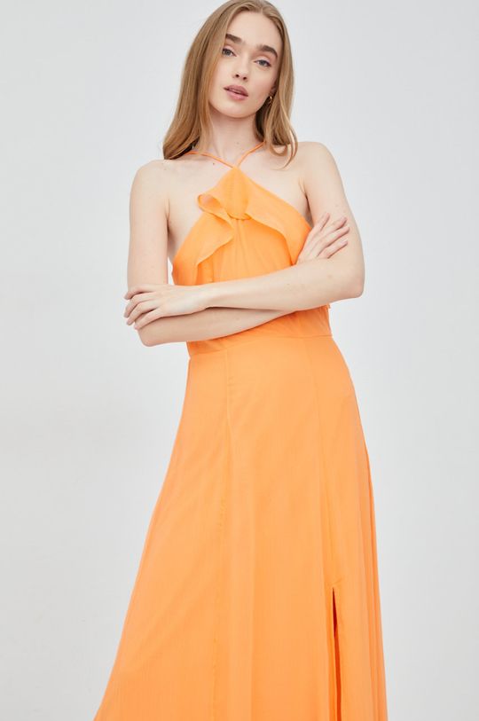 Платье Веро Мода Vero Moda, оранжевый повседневное платье макси с запахом спереди для беременных vero moda vero moda maternity