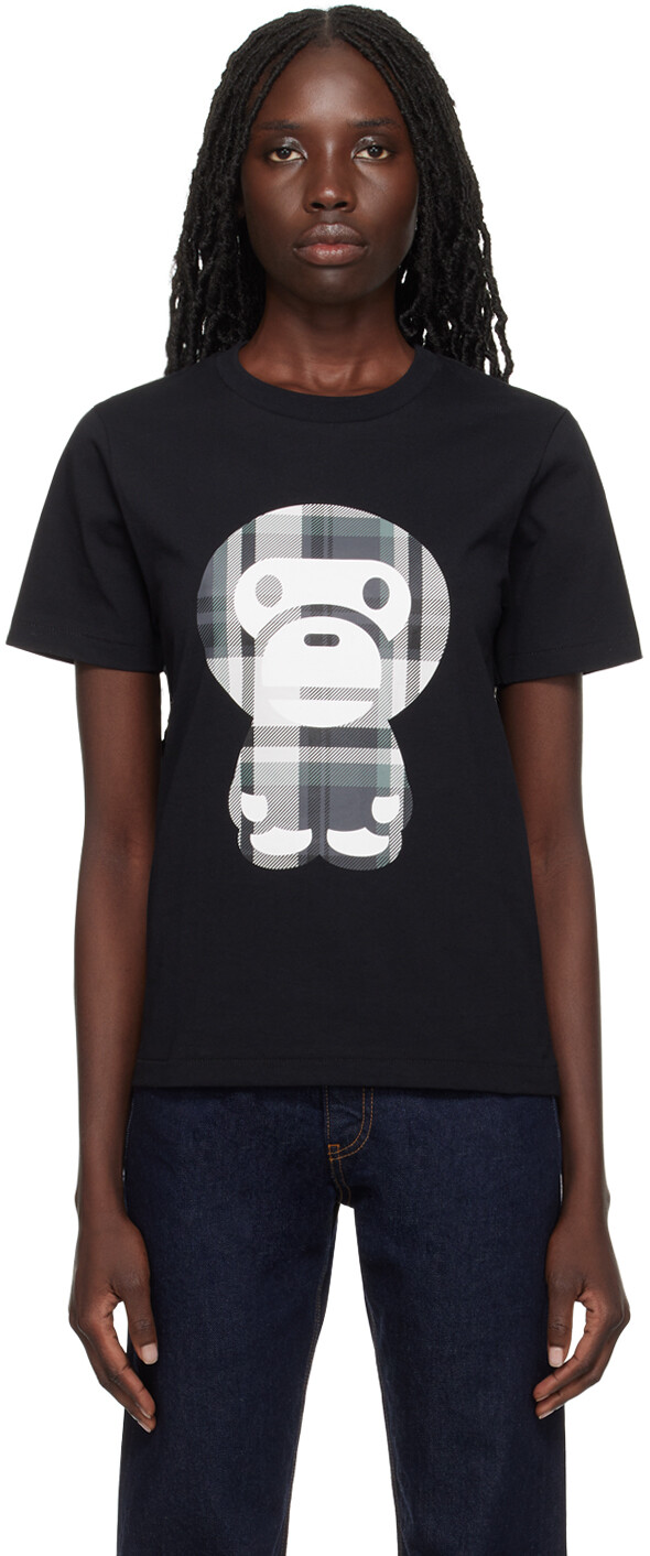 

Черная футболка Big Baby Milo Bape