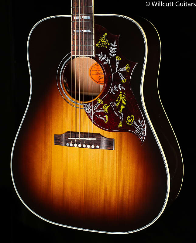 

Gibson Custom Shop Willcutt Exclusive Hummingbird Standard VS Vintage Sunburst Red Spruce Top (018) Gibson Standard VS Sunburst Red Spruce Top (018)