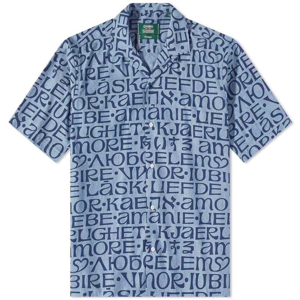 

Рубашка Gitman Vintage x Alexander Girard International Love Camp Co