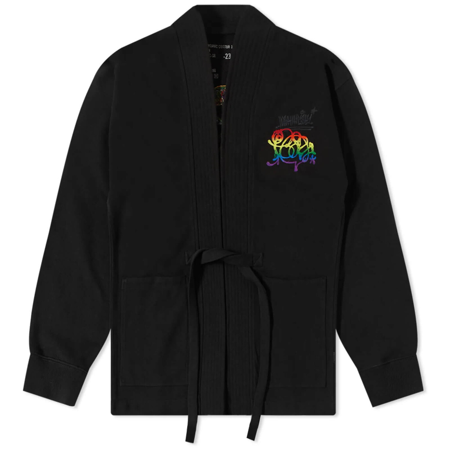 

Кимоно из коллаборации Maharishi X IRAK, черный/мультиколор