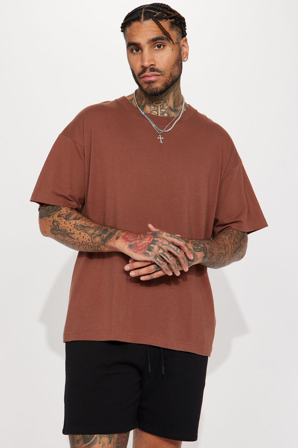 

Футболка Fashion Nova ZDF01K310132, коричневый