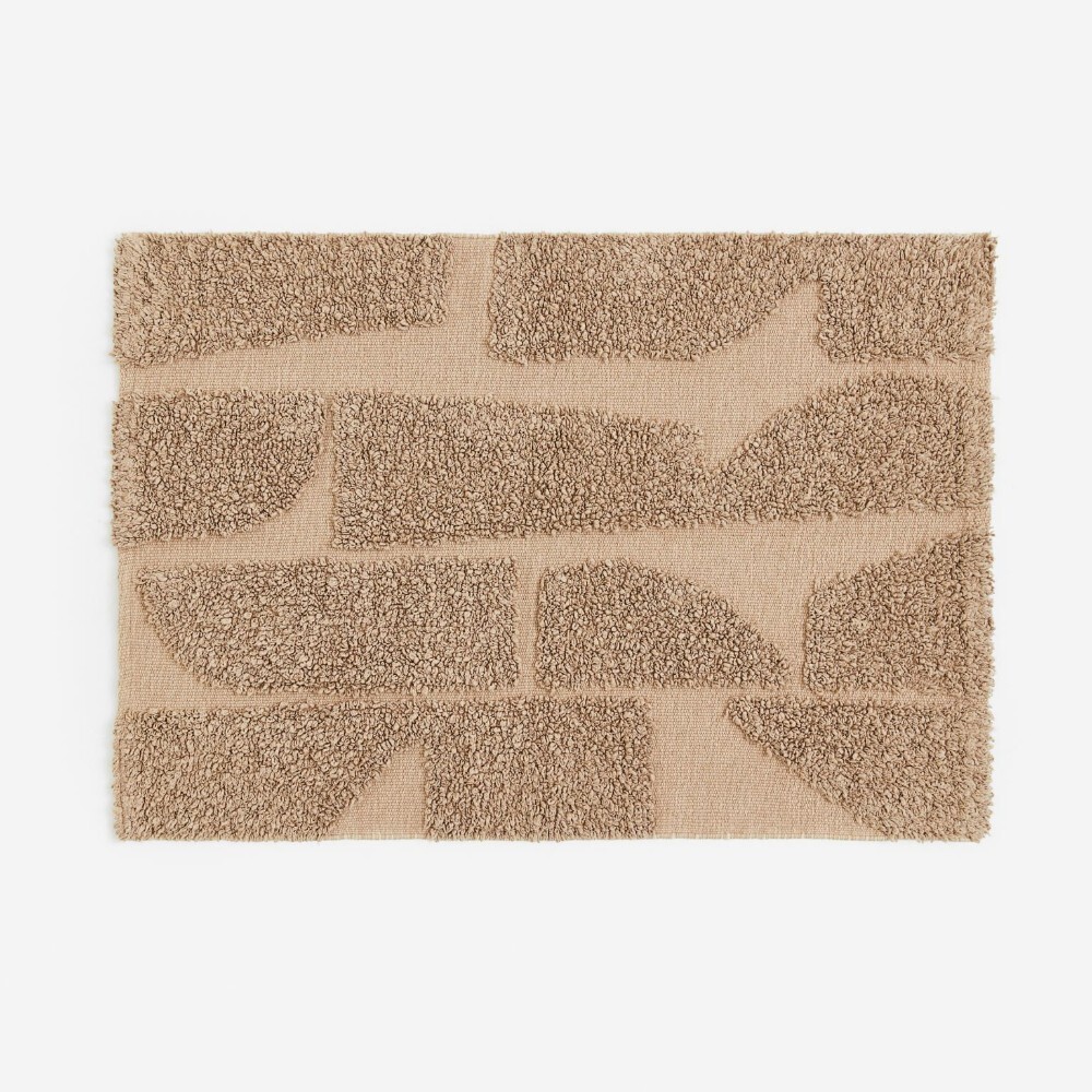 

Коврик для ванной H&M Home Tufted, бежевый