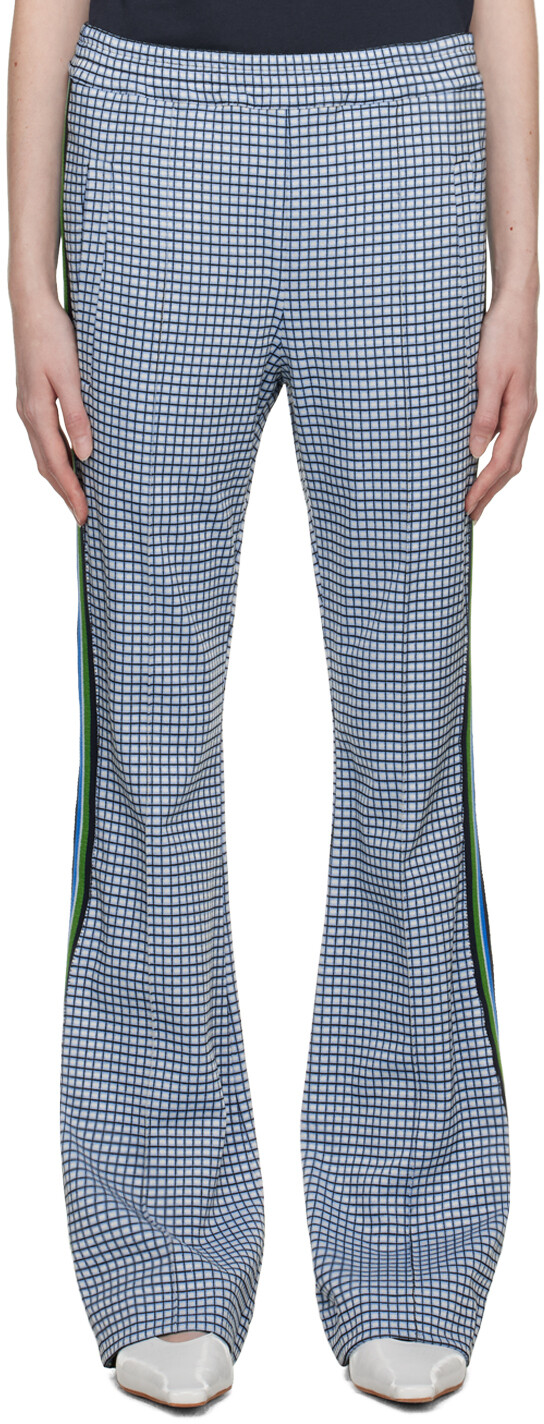 

Синие расклешенные брюки Marni