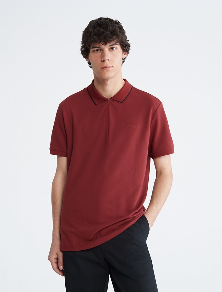 

Рубашка поло с молнией Move 365 Calvin Klein