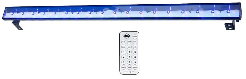 

American DJ Eco UV Bar Plus IR High Output Ultraviolet LED Black Light Bar ECO499
