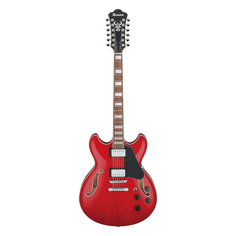 

Ibanez AS7312-TCR Artcore 12-String Semi-Hollow 2022 - прозрачная вишня