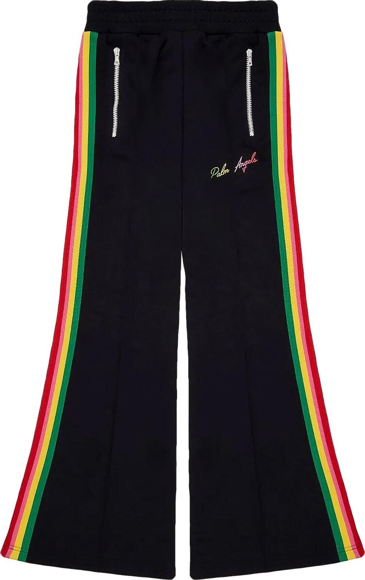 

Спортивные брюки Palm Angels Miami Logo Wide Track Pants Black/Multi, черный