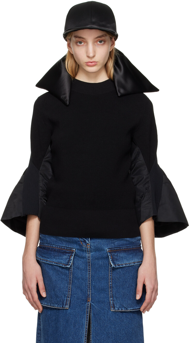

Черная кепка с бантом sacai