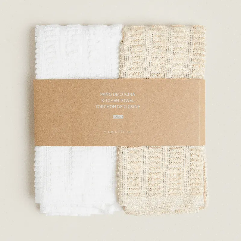 

Полотенце для кухни Zara Home Textured Cotton Tea (Pack Of 2)