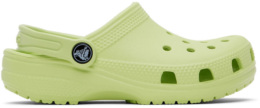 

Детские зеленые классические сабо Crocs