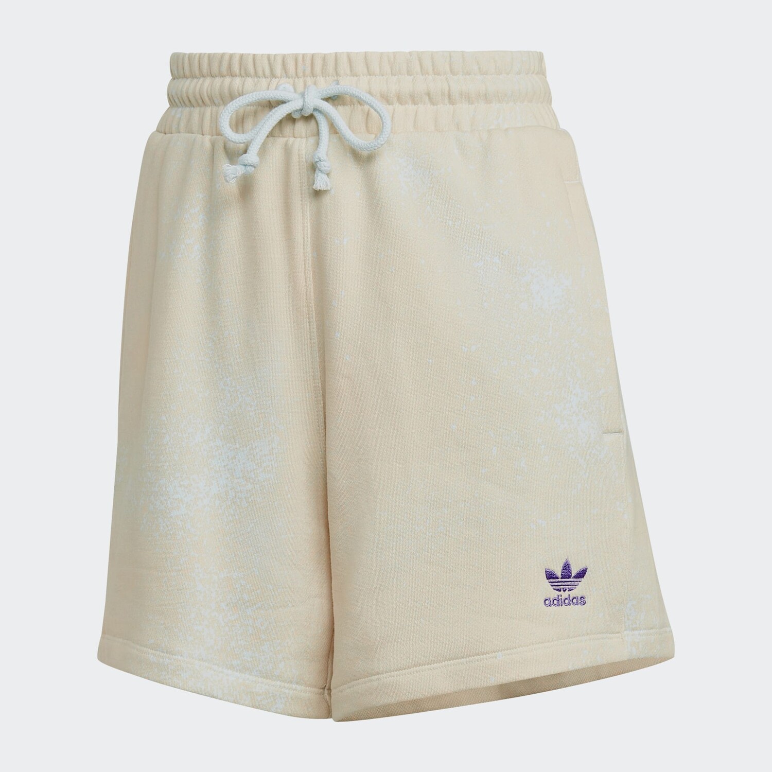 

Шорты Adidas Allover Print Loose, бежевый/голубой