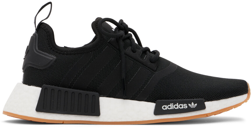 

Черно-белые кроссовки NMD_R1 Primeblue adidas Originals