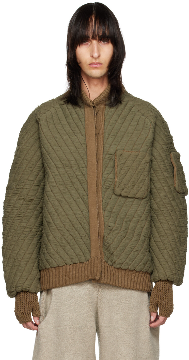 

Эксклюзивная куртка цвета хаки SSENSE Isa Boulder