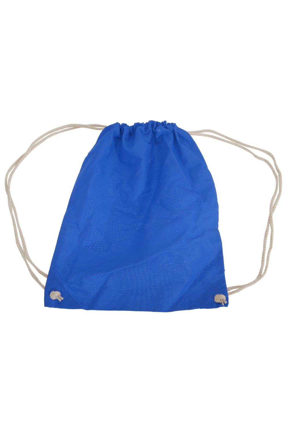 Хлопковая сумка Gymsac - 12 литров (2 шт. в упаковке) Westford Mill, синий