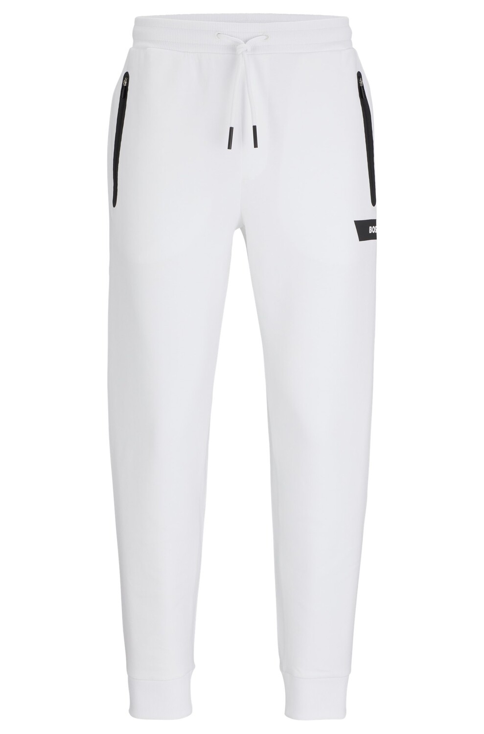 

Брюки спортивные Boss Cotton-blend With Logo Stripe, белый