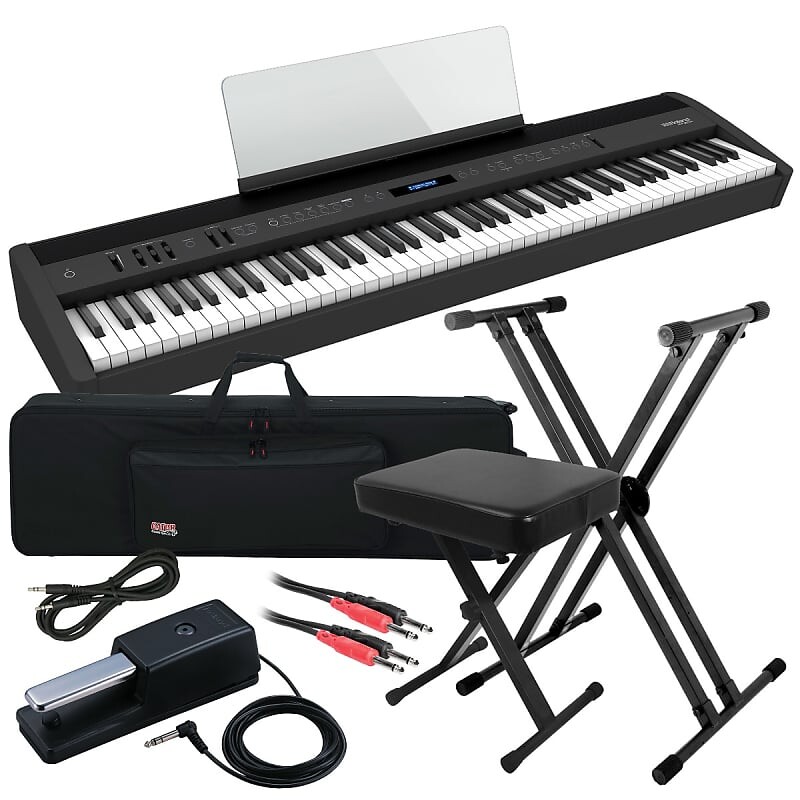 

Цифровое пианино Roland FP-60X — черный НАБОР STAGE ESSENTIALS