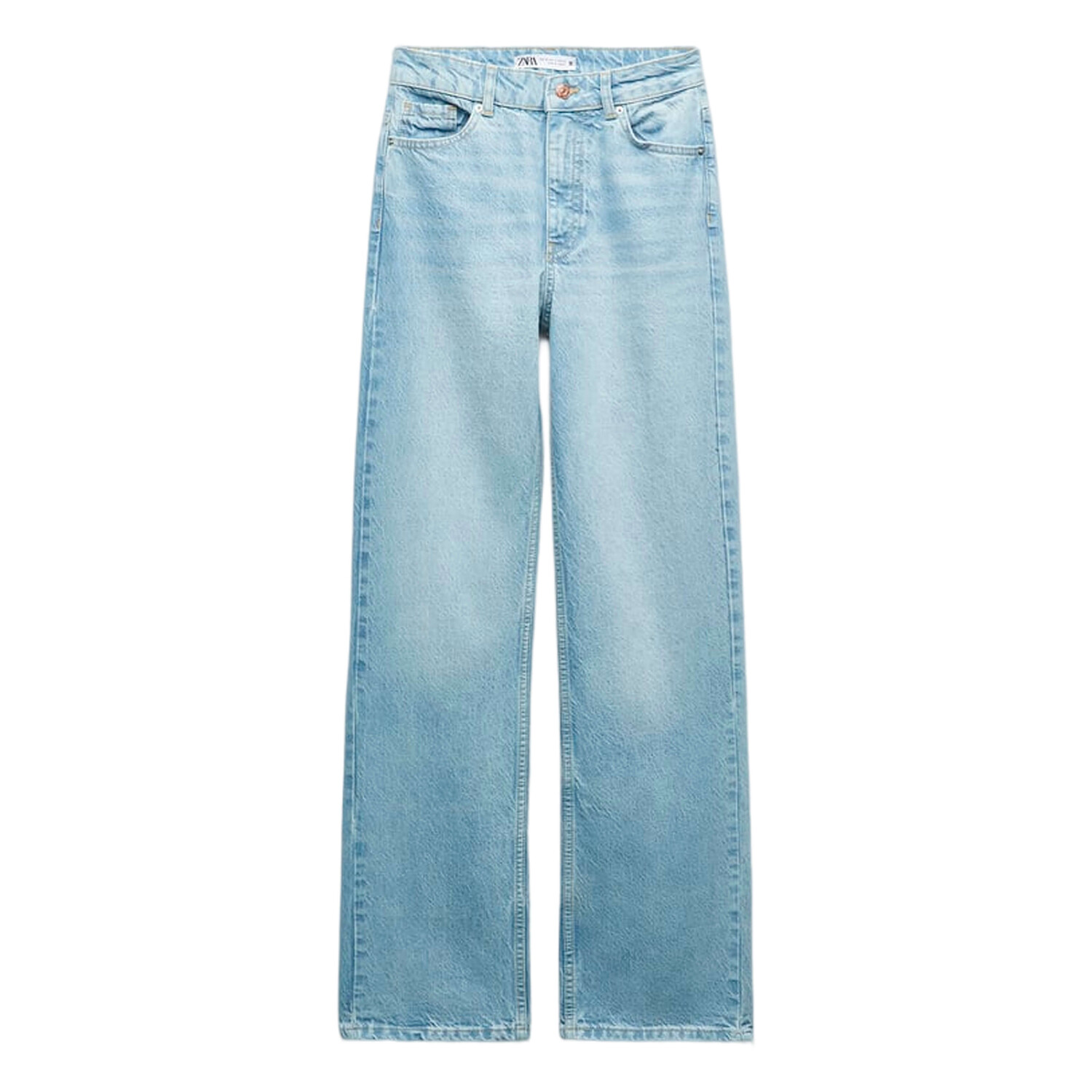

Джинсы женские прямые Zara Z1975 Long Length, голубой